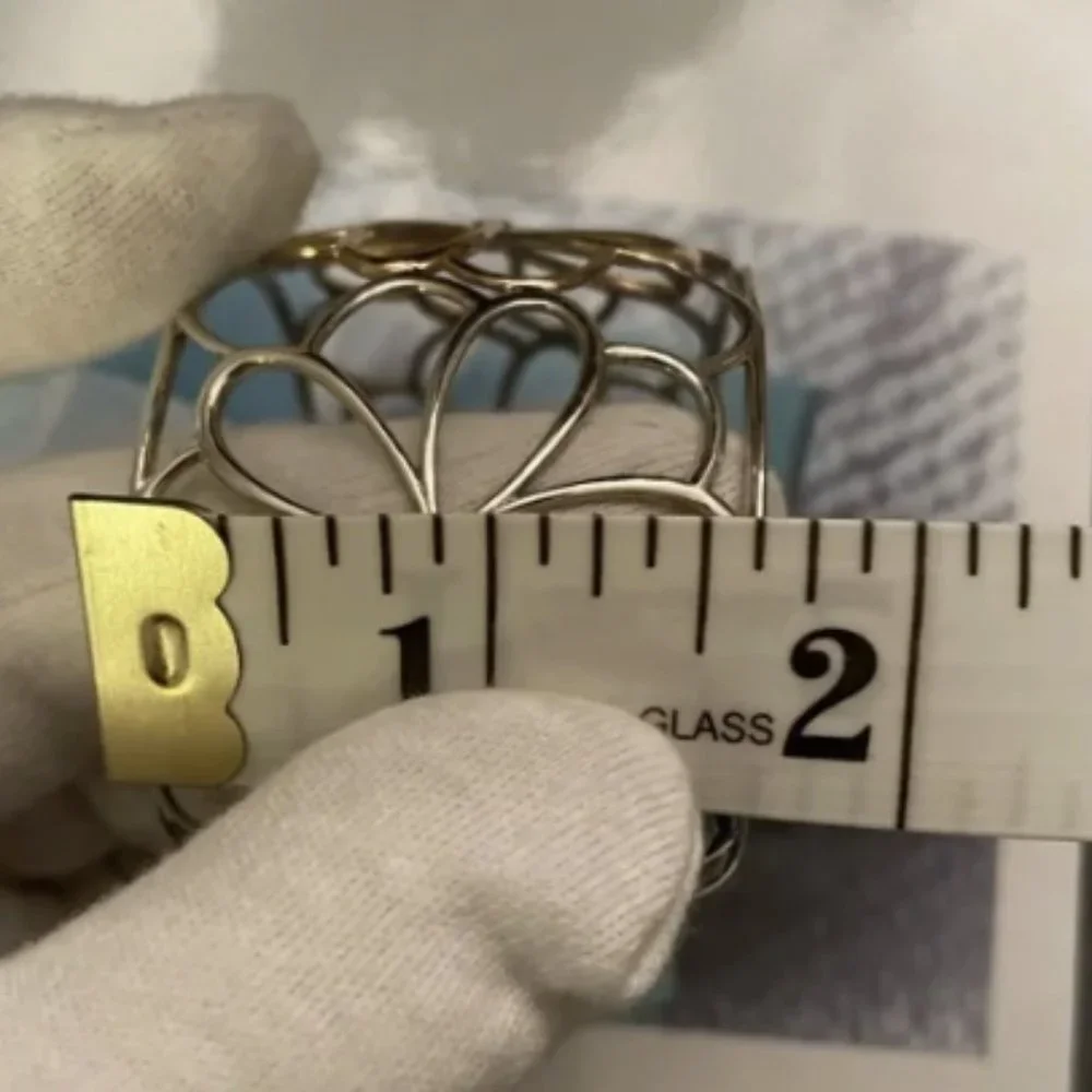 Tiffany & Co. Gold and Silver Garden Bangle Cuff Bracelet